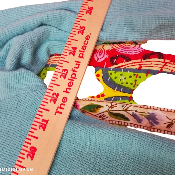 J. Jill Light Blue Women's Tunic - Picture 6 of 8